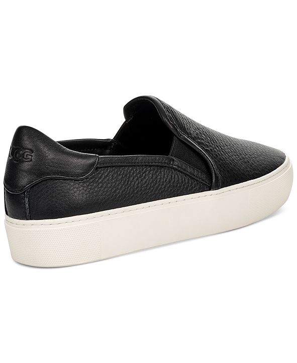 UGG® Women's Jass Leather Slip-On Sneakers & Reviews - Athletic Shoes & Sneakers - Shoes - Macy's