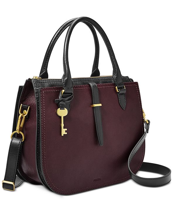 Fossil Ryder Leather Satchel & Reviews - Handbags & Accessories - Macy's
