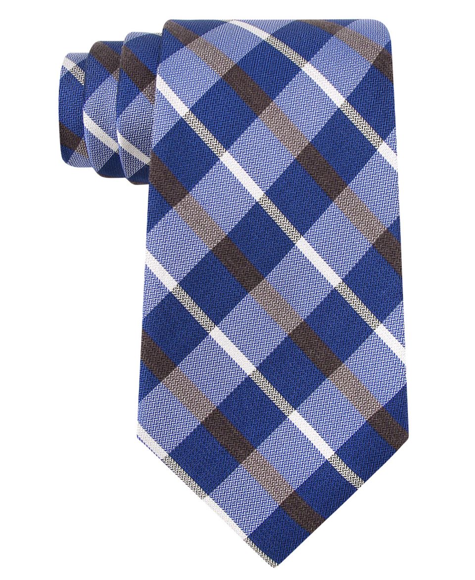 Calvin Klein Tie, Stellar Plaid   Mens Ties