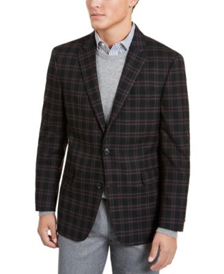 plaid sport coat