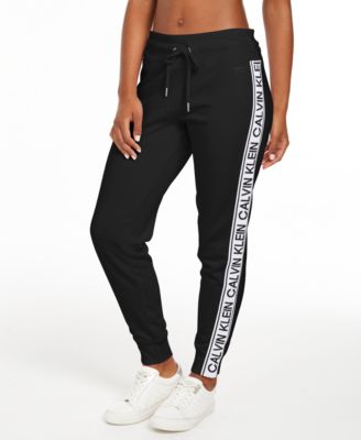 calvin klein logo jogger pants