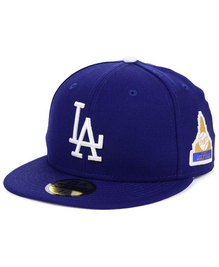 New Era Los Angeles Dodgers World Series Patch 59fifty Fitted Cap Reviews Sports Fan Shop By Lids Men Macy S