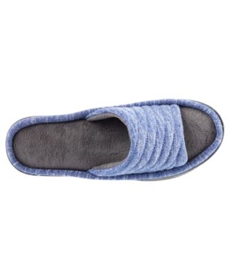 isotoner andrea space knit slippers