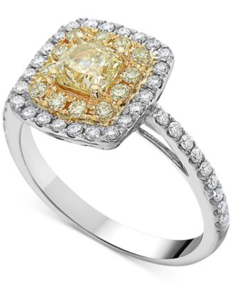 1 carat yellow diamond