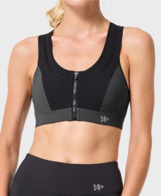 plus size strappy sports bra