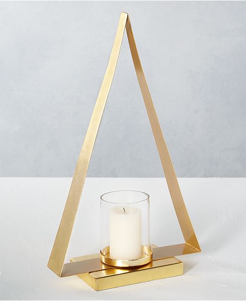 Home Essentials Closeout Holiday Large Christmas Tree Votive Holder Reviews Candle Holders Home Decor Macy S