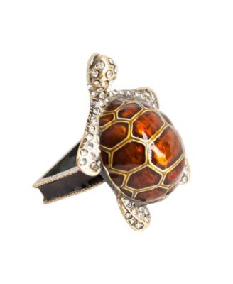 Кольцо для салфеток Saro Lifestyle в виде черепахи, набор из 4 штук