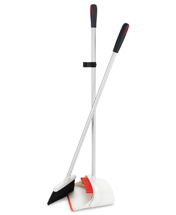 OXO Dustpan and Broom Set, Upright Sweep & Reviews Kitchen Gadgets
