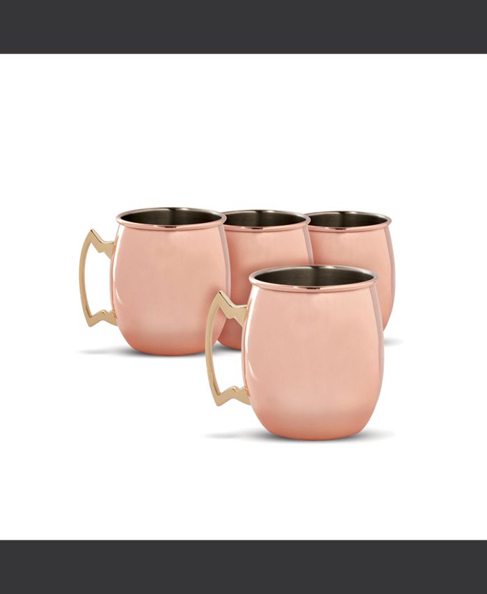 Thirstystone Smooth Copper Moscow Mule Mugs, Set of 4 & Reviews