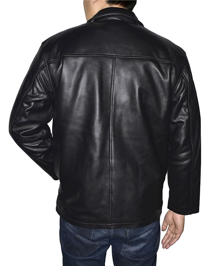 macys mens leather jackets big and tall