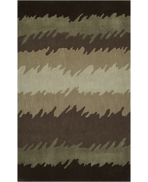 D Style Closeout Luka Luk52 Chocolate Area Rugs Collection Reviews Rugs Macy S