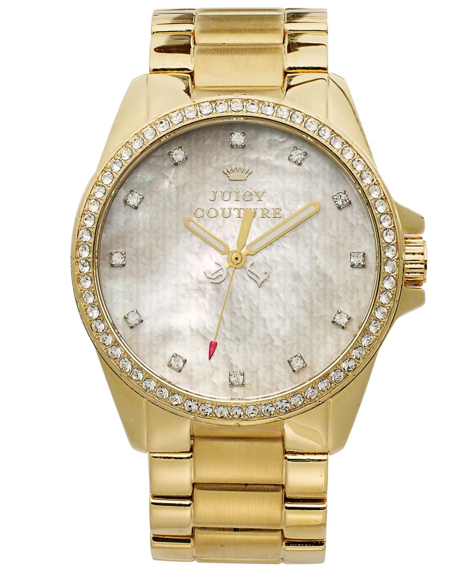 Juicy Couture Watch, Womens Stella Gold Tone Stainless Steel Bracelet 42mm 1901009   Watches   Jewelry & Watches