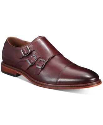 triple monk strap shoes