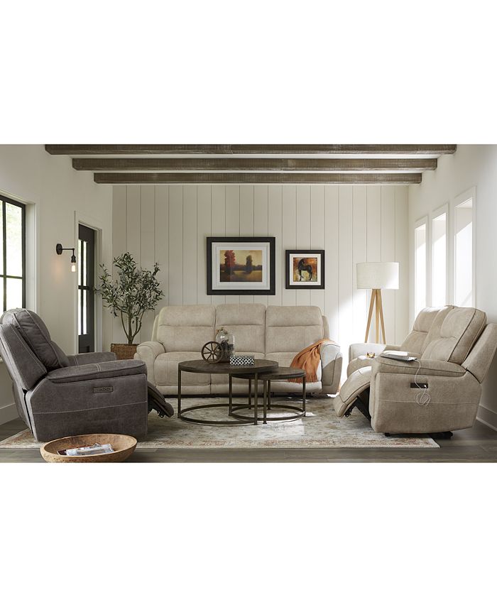 Furniture Bryer Fabric Sofa Collection Created For Macy S Reviews Furniture Macy S
