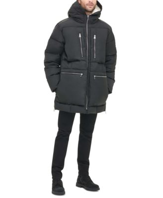 tommy jeans hooded sherpa parka