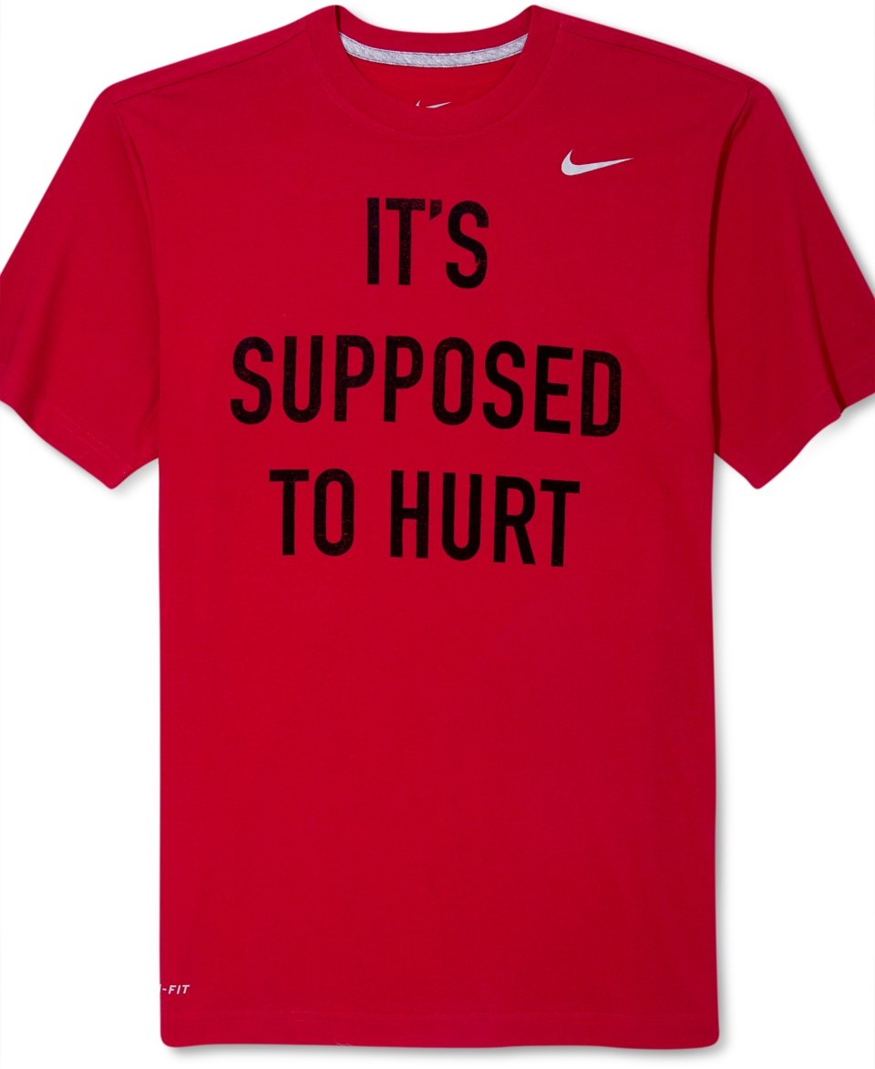 NEW Nike Shirt, Suppose to Hurt Graphic T Shirt