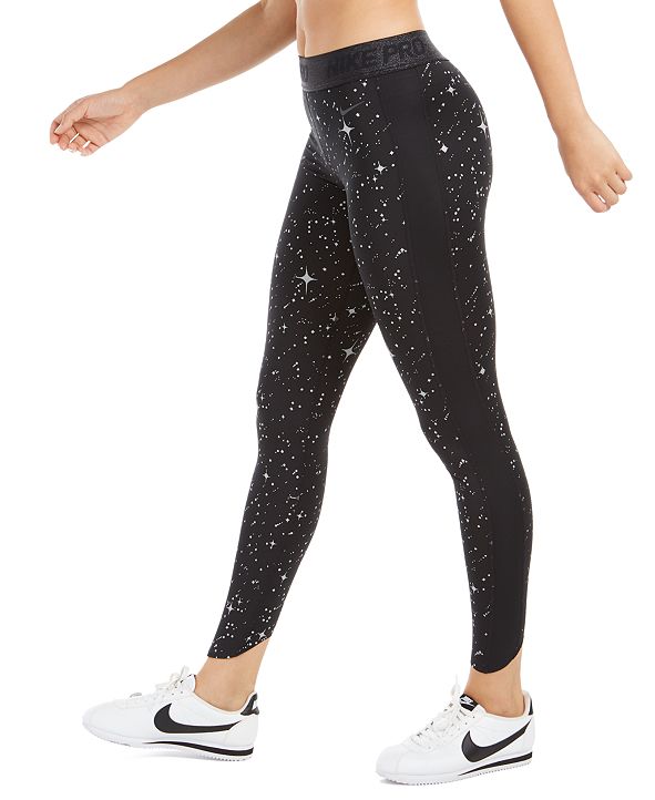 nike pro grey leggings women's