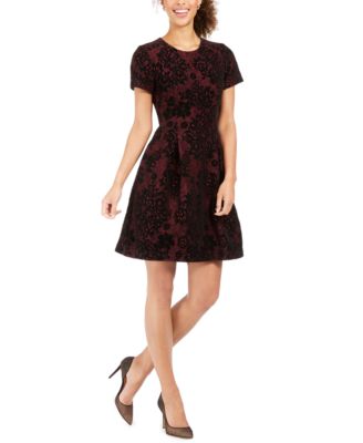 vince camuto burnout dress