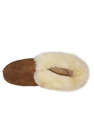 staheekum tan shearling slippers