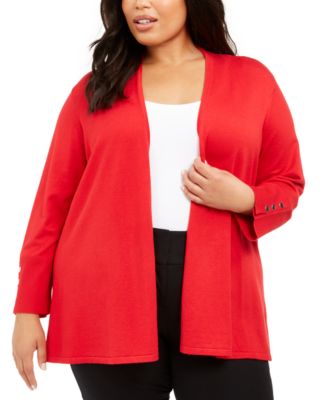 macys plus size cardigan sweaters