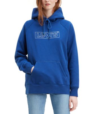 levis blue hoodie