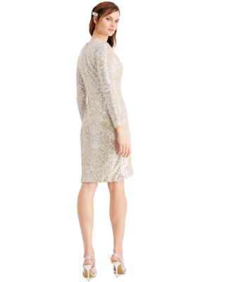 macy's calvin klein sequin dress