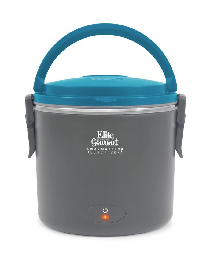 Elite Gourmet 33oz. Warmables Lunch Box Electric Food Warmer with