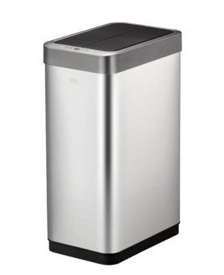 Phantom X Brushed Stainless Steel 45L Motion Sensor Trash Can