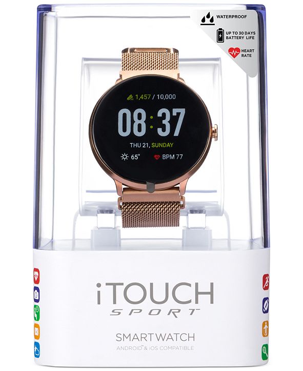 itouch rose gold watch