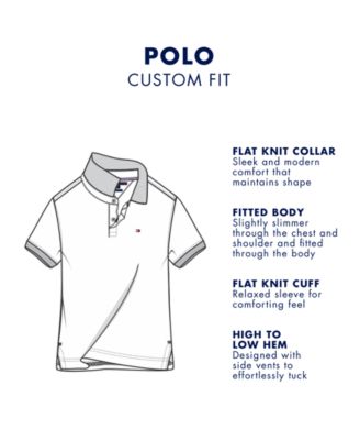 tommy hilfiger custom fit polo shirt