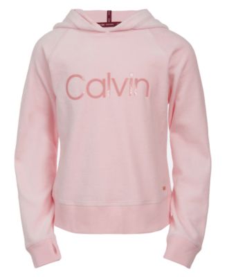 calvin klein performance velour hoodie