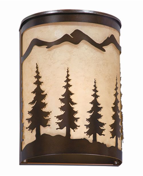 Vaxcel Yosemite 1 Light Rustic Tree Wall Sconce Indoor Or Outdoor Reviews Home Macy S