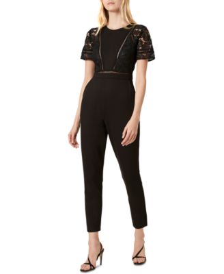 french connection lace jumpsuit