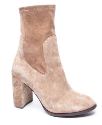 tan suede sock boots