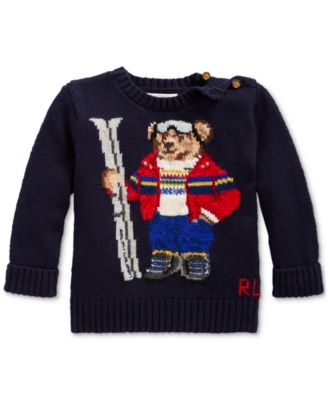 polo bear sweater ski