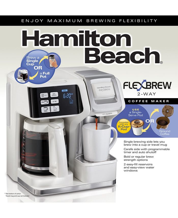 Hamilton Beach FlexBrew 2Way Coffee Maker & Reviews Coffee Makers