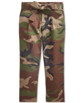 little girls camo pants