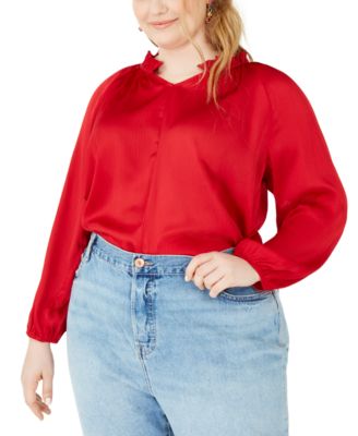 plus size dress blouses for work