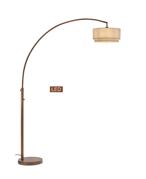 Artiva Usa Elena Ii 82 Led Arched Floor Lamp Double Shade Dimmer Reviews Home Macy S