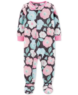 macy's baby girl pajamas