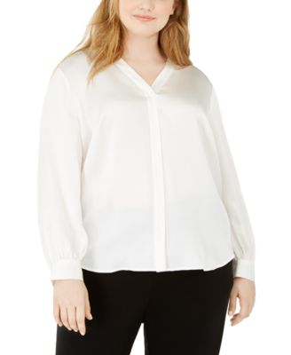 macys silk blouses