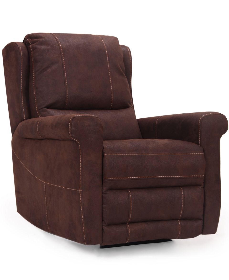 Damon Fabric Power Recliner Chair, 46W x 39D x 39H   Furniture