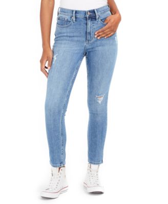 calvin klein high rise ankle skinny jeans