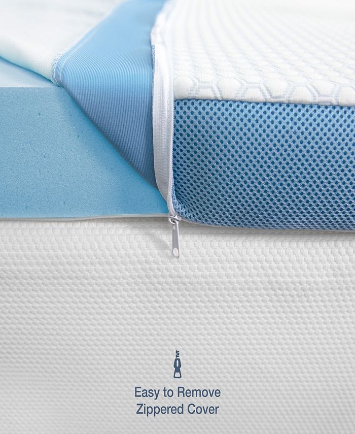 SensorPEDIC 3Inch Elite Cooling GelInfused Memory Foam Mattress