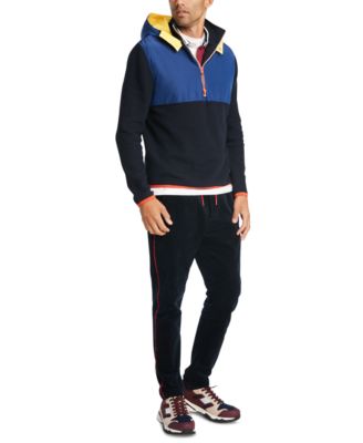 quarter zip hoodie men's