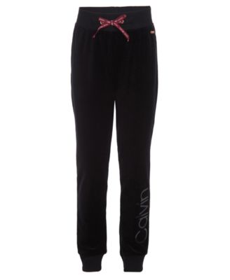 macy's black velvet pants