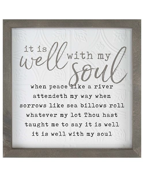 P Graham Dunn It Is Well With My Soul Wall Art Reviews All Wall Decor Home Decor Macy S