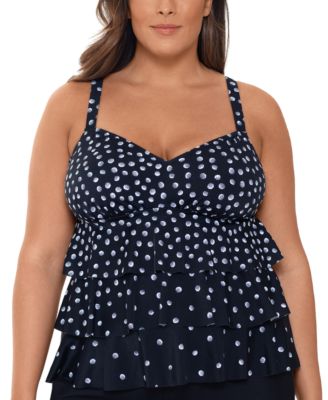 macys plus size swimwear