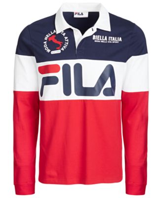 Fila Men's Colorblocked Rugby Shirt 