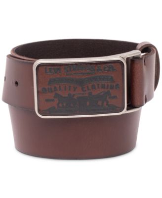 levi leather belt mens